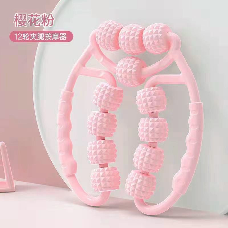 9-Wheel U-Shape Muscle Roller Massager – Trigger Point & Deep Tissue Relief