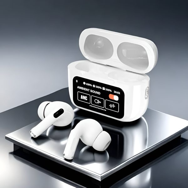 A9 Pro Airpods – ANC & ENC Noise Cancellation, Touch Control, Charging Case