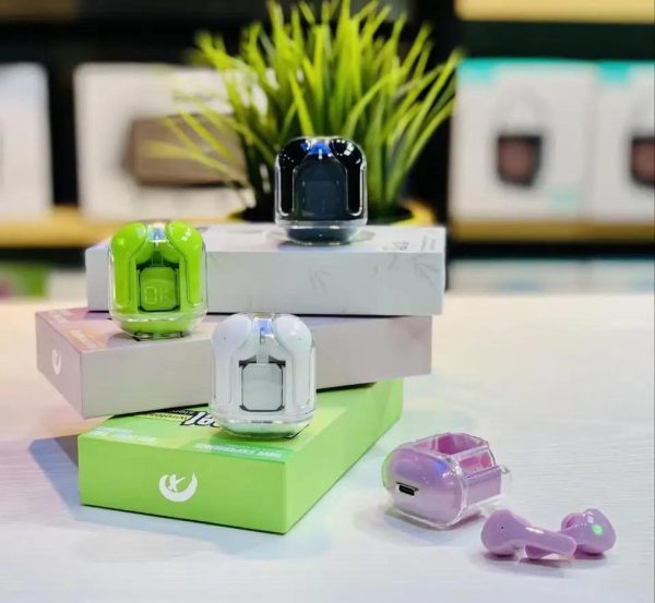 Air31 Wireless Earbuds – Crystal Clear Transparent Design