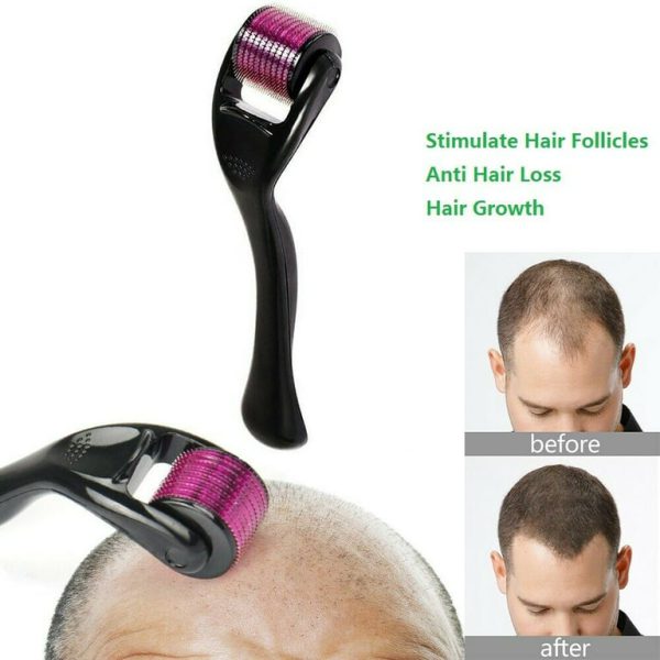 Derma Roller for Hair Regrowth & Skin – Microneedle Therapy for Men & Women