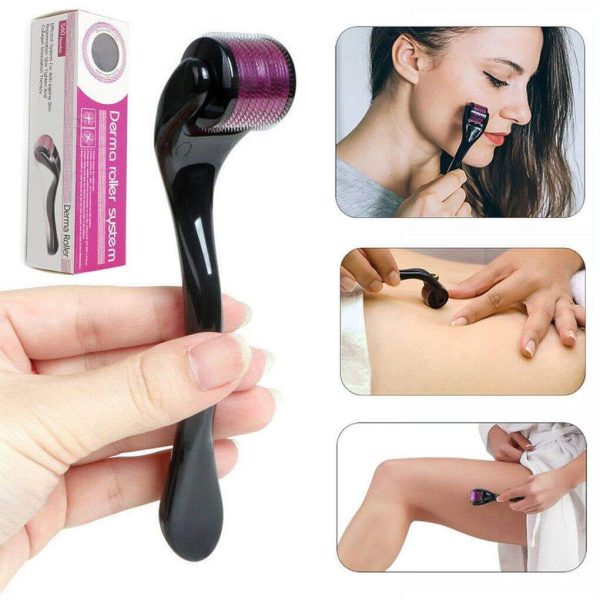 Derma Roller for Hair Regrowth & Skin – Microneedle Therapy for Men & Women