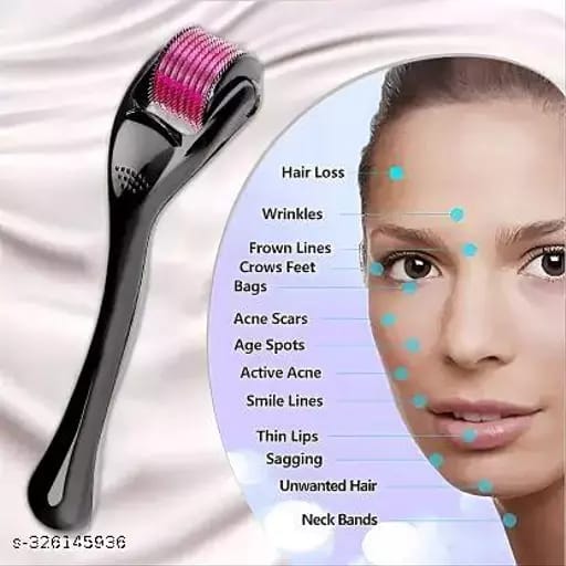 Derma Roller for Hair Regrowth & Skin – Microneedle Therapy for Men & Women