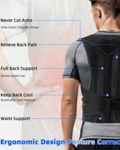 Shoulder Posture Support - Back & Spine Support for Men & Women