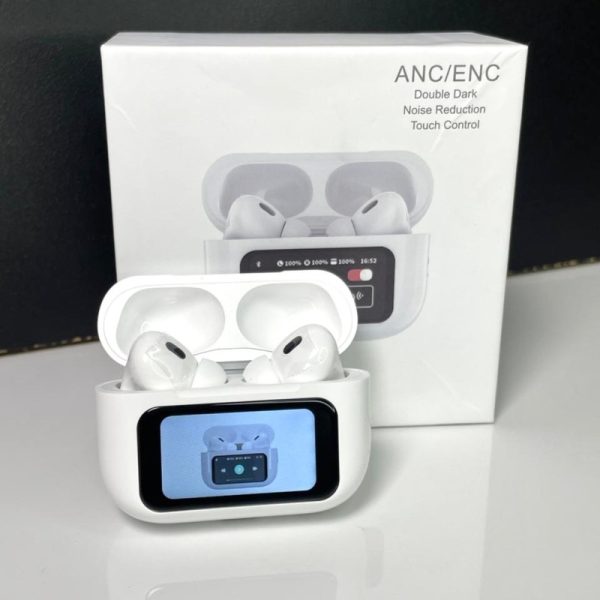 A9 Pro Airpods – ANC & ENC Noise Cancellation, Touch Control, Charging Case