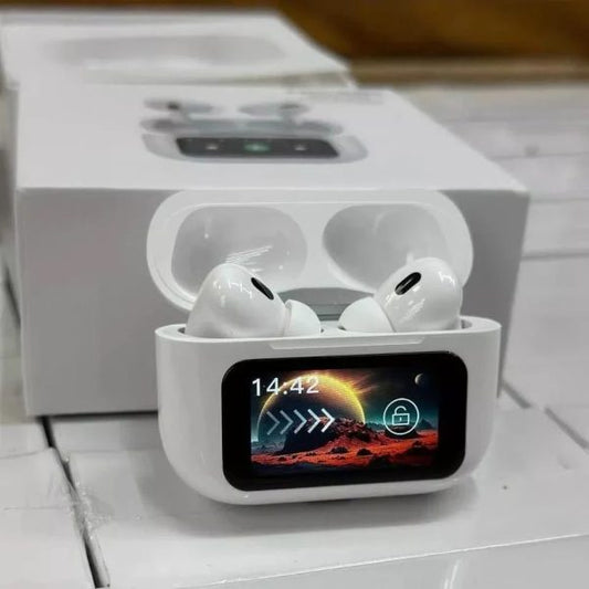 A9 Pro Airpods – ANC & ENC Noise Cancellation, Touch Control, Charging Case