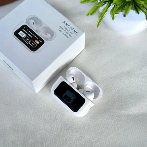 A9 Pro Airpods – ANC & ENC Noise Cancellation, Touch Control, Charging Case