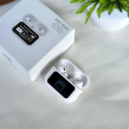 A9 Pro Airpods – ANC & ENC Noise Cancellation, Touch Control, Charging Case