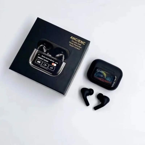 A9 Pro Airpods – ANC & ENC Noise Cancellation, Touch Control, Charging Case