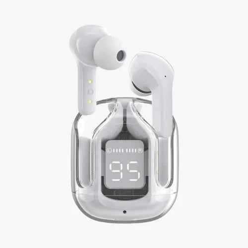 Air31 Wireless Earbuds – Crystal Clear Transparent Design