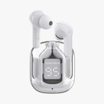 Air31 Wireless Earbuds – Crystal Clear Transparent Design