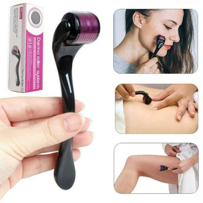 Derma Roller for Hair Regrowth & Skin – Microneedle Therapy for Men & Women
