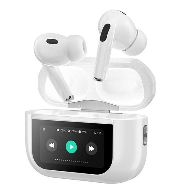 A9 Pro Airpods – ANC & ENC Noise Cancellation, Touch Control, Charging Case