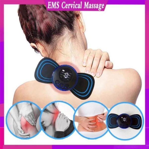 Portable EMS Mini Electric Massager Patch – Muscle Relaxation & Pain Relief