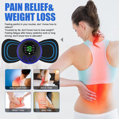 Portable EMS Mini Electric Massager Patch – Muscle Relaxation & Pain Relief
